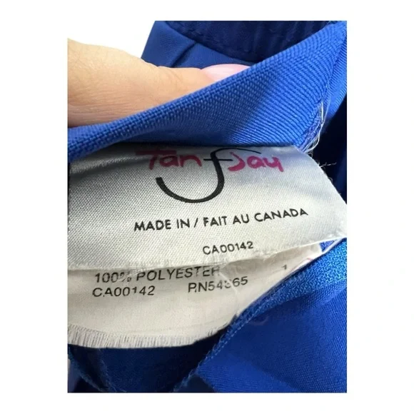 TanJay Royal Blue A-Line Skirt - Workwear - Size M - Picture 4 of 5